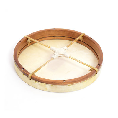 Rytmelo Gongdrum Ø 36 cm, met kruis van leer, stembaar