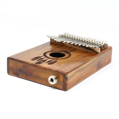 Kalimba diatonisch, 17 tonen, met pickup, Terré