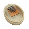 Hokema Kalimba Sansula Deluxe, met kalfsvel bespannen