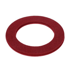 Onderzetter/ring voor klankschaal Ø 12 cm, rood vilt