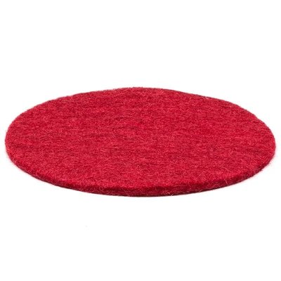 Rytmelo Kussen voor klankschaal, 10 x 0,5 cm, rood, vilt