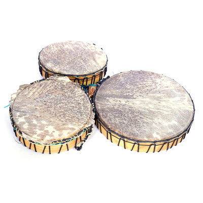 Tisza Sjamaandrum Trio, geitenvel zonder haar, Ø 41+31+31cm, Tisza