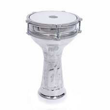 Sazist Darbuka aluminium Ø 18,5 cm, met decoratie, Sazist