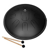 Tongdrum Melody, 9 tonen, Ø 35cm, D-min, zwart, Sela B-keuze