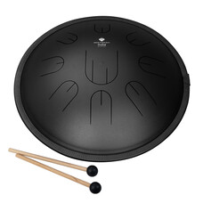 Tongdrum Melody, 9 tonen, Ø 35 cm, D Kurd/D-min, zwart, Sela (B-keuze)