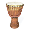 Djembé Ivoorkust, Iroko hout Ø 38 - 39 cm