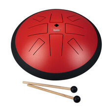 Sela Tongdrum Melody, 8 tonen, Ø 25 cm, C Pygmy, rood, Sela
