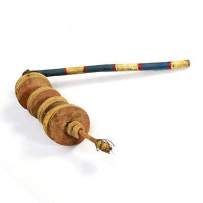Rakatak/wassacoumba gekleurd, oud, Ivoorkust
