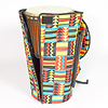 Tas voor djembé, M, Ø 33 cm x 60 cm hoog, Afrikaanse print