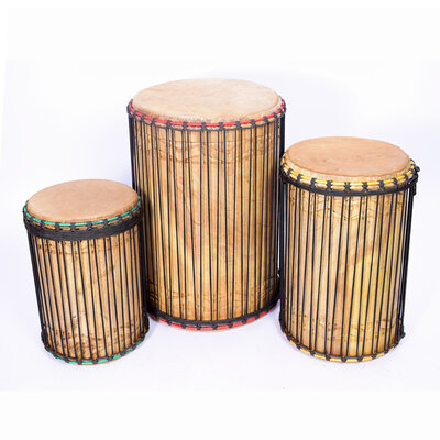 Bouba Percussion Doundoun-set (3) Guinee, Bouba Percussion