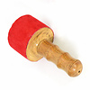Klankschaalklopper/strijker met suede Ø 9 - 10 cm (B-keuze)