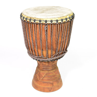 Djembé Ivoorkust, hard hout, Ø 37 cm