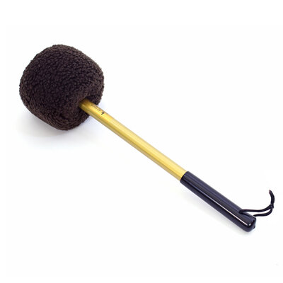 Gongklopper met bont, EM6, voor gong vanaf Ø 100cm, Chalklin