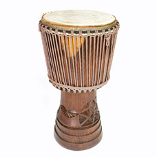 Djembé Guinee Ø 32 cm, koeienvel, Bouba Percussion