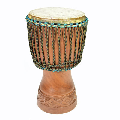Bouba Percussion Djembé Guinee, Ø 34 cm, paardenvel, Bouba Percussion