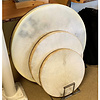Rytmelo Gongdrum Ø 76 cm, met kruis van leer