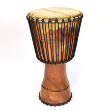 Bouba Percussion Djembé Guinee, Ø 30 - 31 cm, rubber onderrand, Bouba