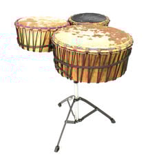 StigSlag Doundoun-saba, set van 3 platte douns (incl. stand+stokken)