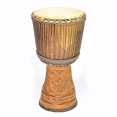 Djembé Guinee Ø 30 cm, koeienvel, polyester touw, Bouba