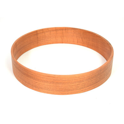 Sjamaandrumketel, cederhout, 36 x7,5 x1 cm