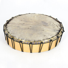 Rytmelo Sjamaandrum Ø 45 cm, met onthaard geitenvel, spanbaar