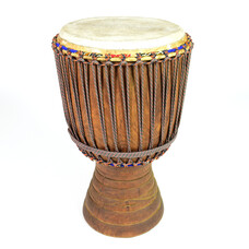 Djembé Ivoorkust, hard hout, Ø 37 cm - Deluxe