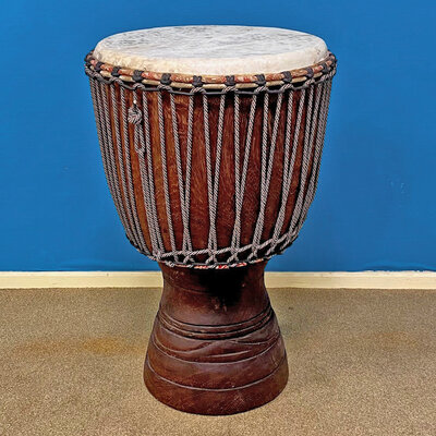 Djembé Ivoorkust, hard hout, Ø 37 cm