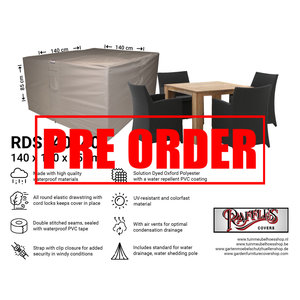 Hoes voor tuinmeubilair voor buiten 120 × 120 × 85 cm Hoes