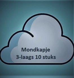 Mondkapje 3-laags (10 stuks)