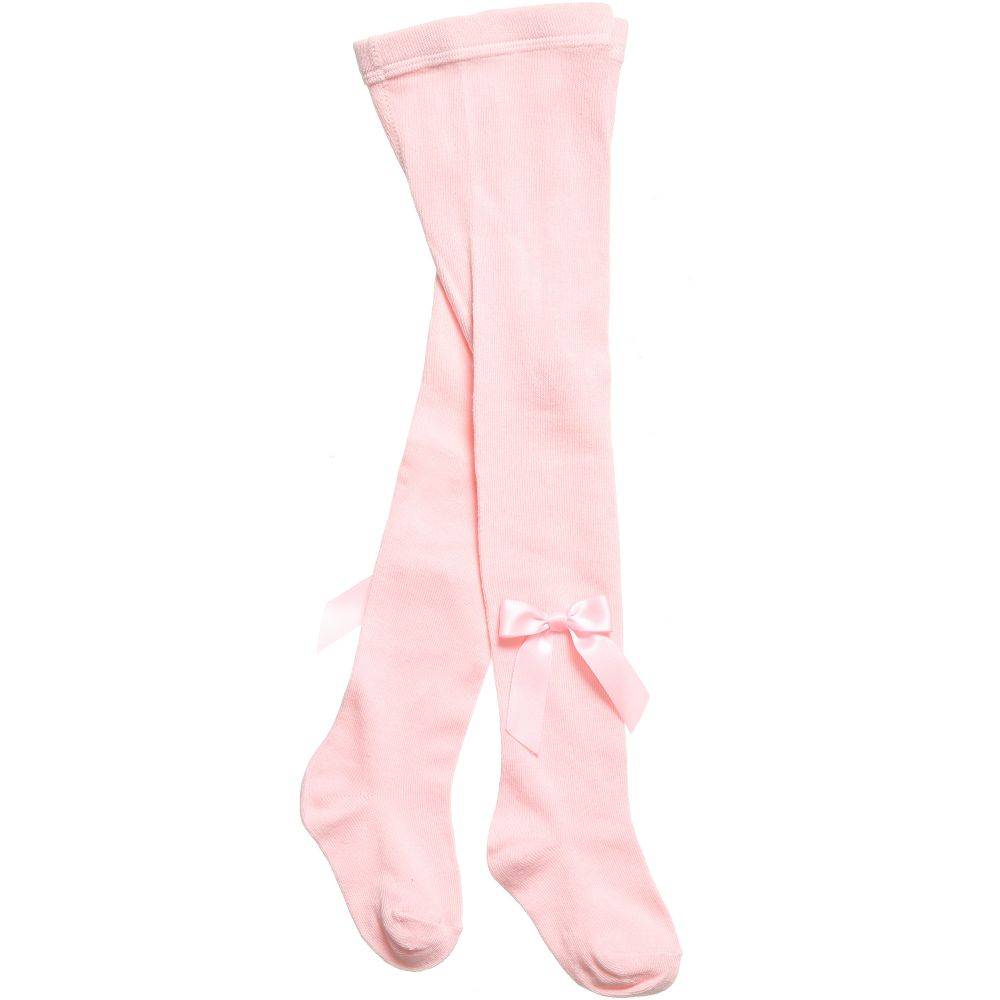 KOUSEN Satin Bow Cotton Tights 