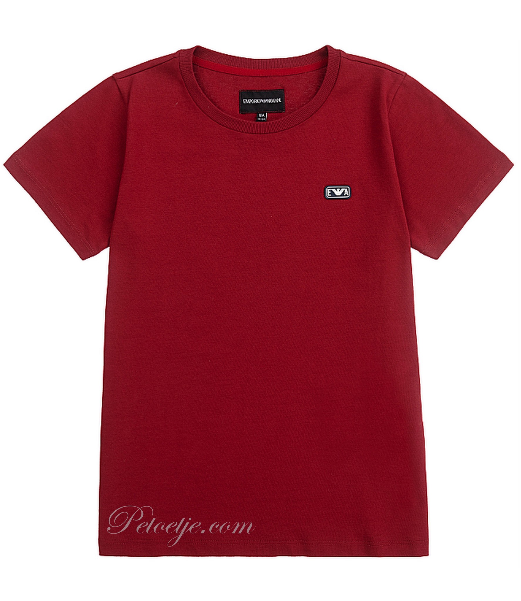 red emporio armani t shirt