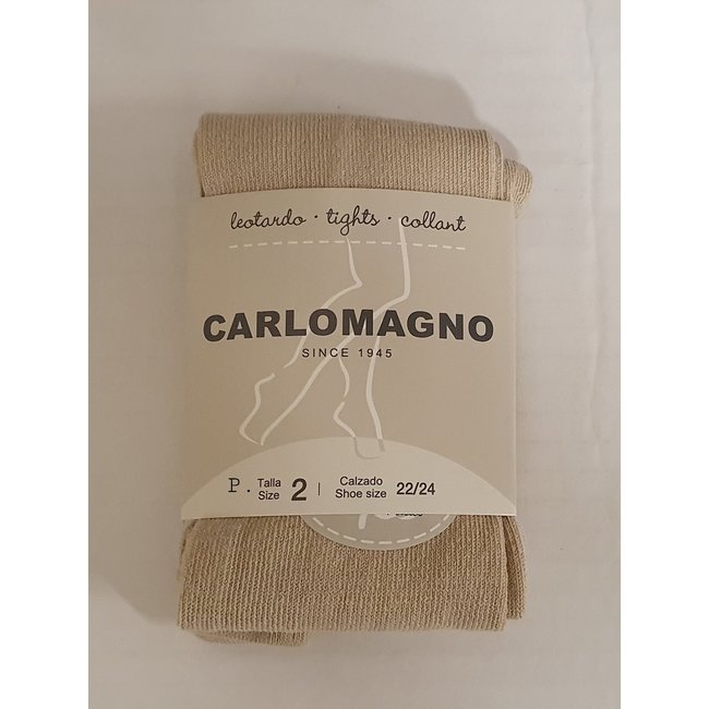 CARLOMAGNO - Socks Cotton Tights plain Topo