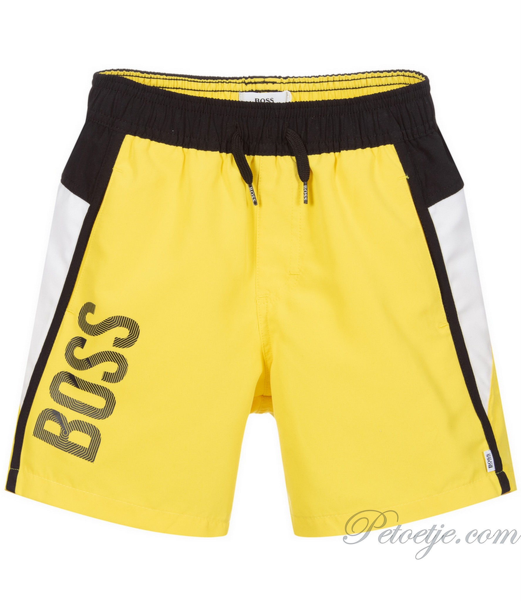 yellow hugo boss swim shorts