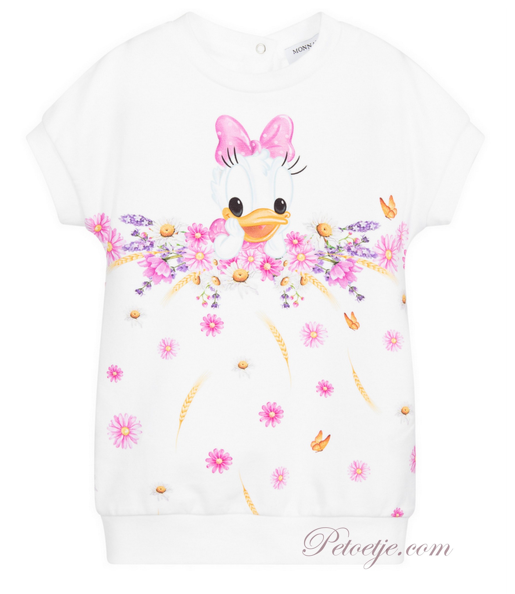 Baby Girls White Disney Sweater Dress 