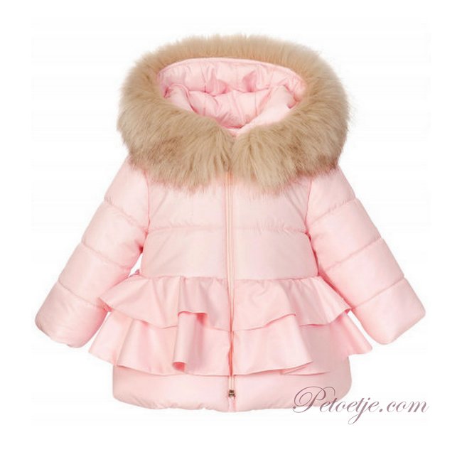 pink padded coat
