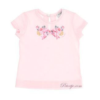 MONNALISA Baby Girls Pink T-Shirt