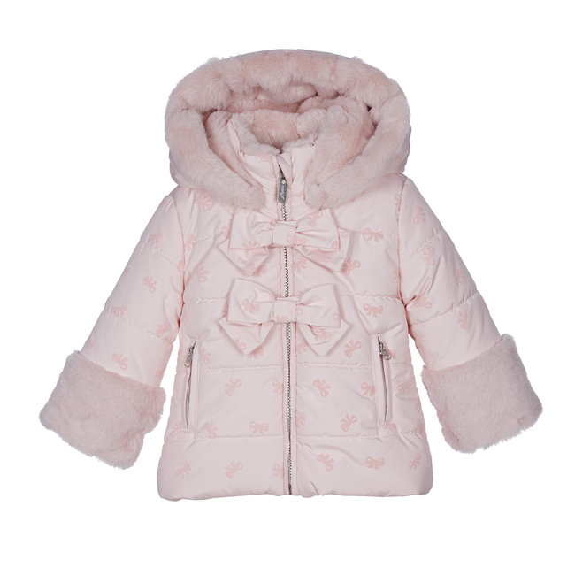 pink padded coat