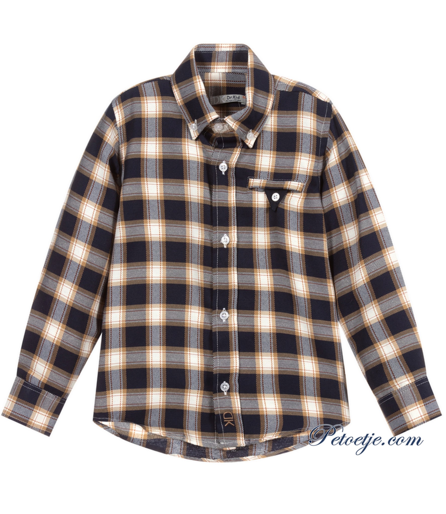 beige check shirt