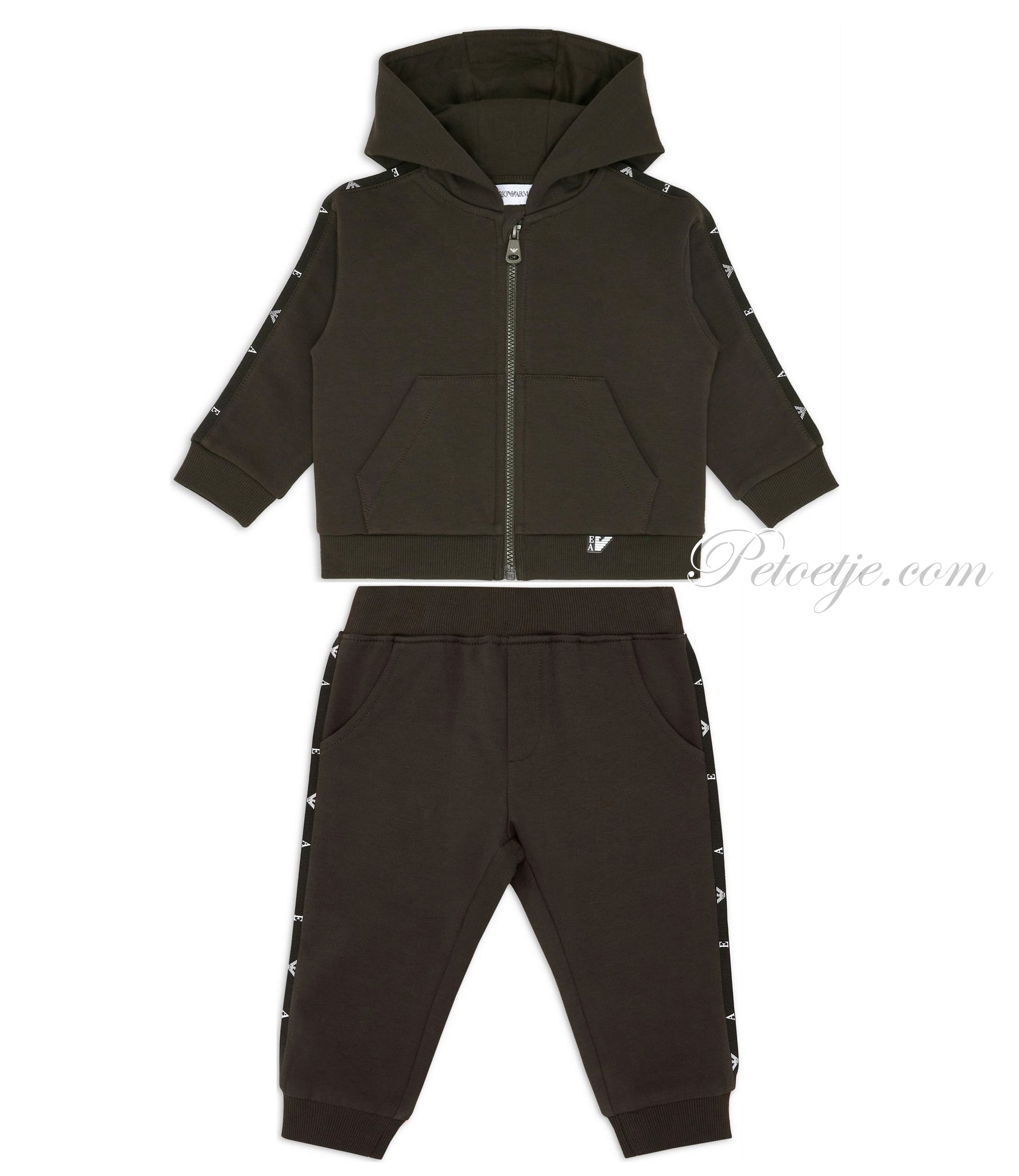 armani tracksuit green