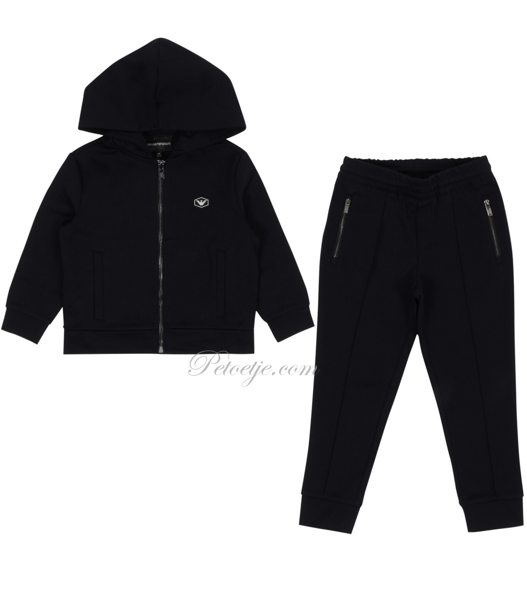 Boys Navy Blue Logo Tracksuit - Petoetje