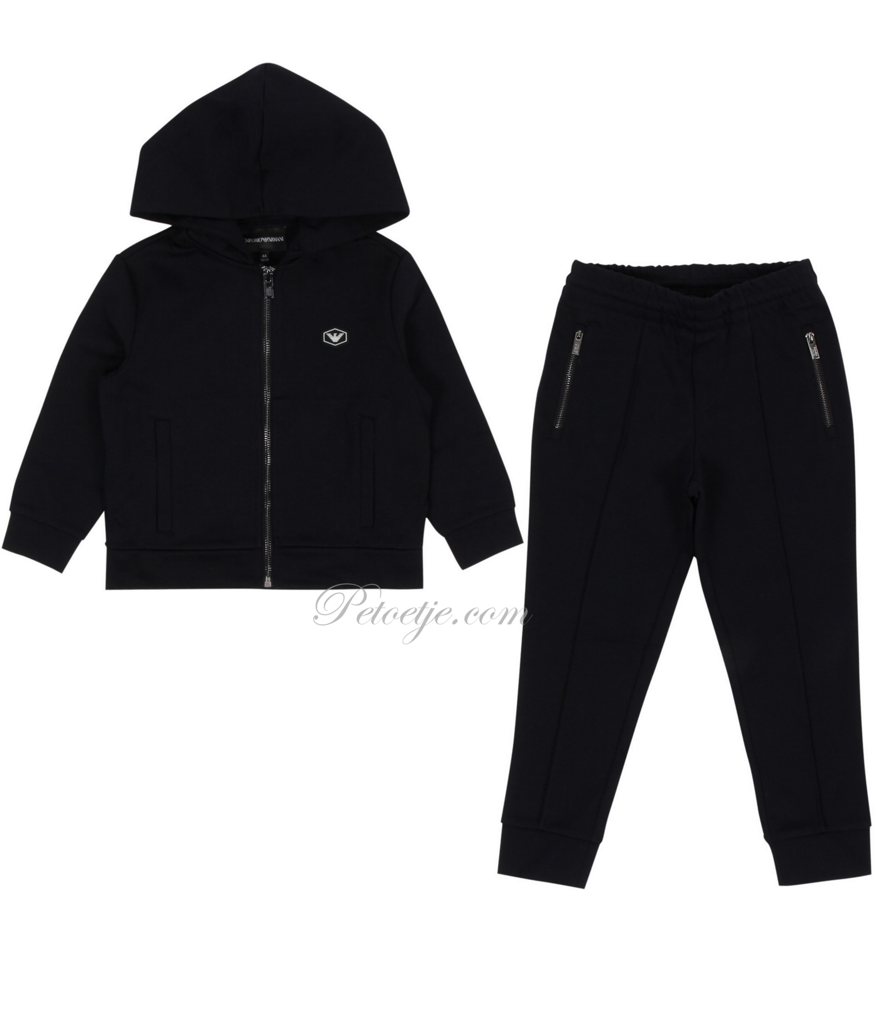 Jongens Blauwe Logo Training Set - Jogging - Petoetje