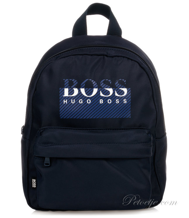 Blauwe Logo Rugzak (30cm) - Petoetje