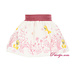 MONNALISA White & Pink Disney Poplin Skirt