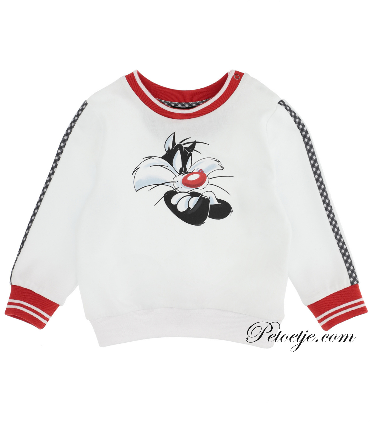 Vuil conversie Onderdrukking Baby Jongens Witte Disney Sweater Trui - Sylvester - Petoetje