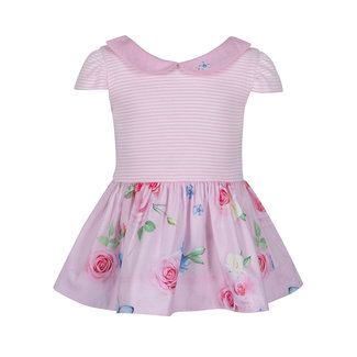LAPIN HOUSE Pink Striped Floral Dress
