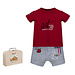 LAPIN HOUSE Baby Red & Grey Racing Shorts Gift Set