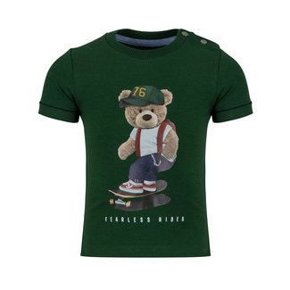 LAPIN HOUSE Jongens Groene Teddy T-shirt