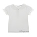 PATACHOU Meisjes Witte T-Shirt - Kraag