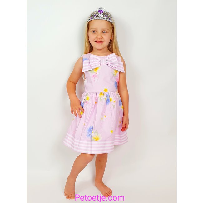 LAPIN HOUSE Girls Pink Floral Dress
