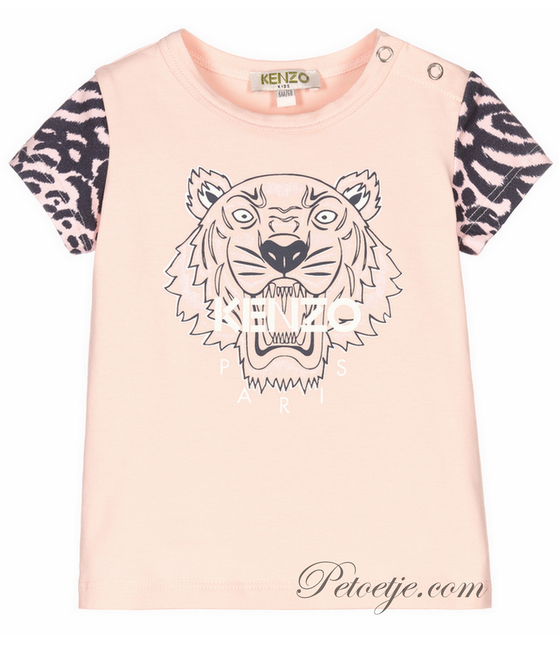 Kan worden genegeerd Panorama kaping Baby Meisjes Roze Tijger Logo T-Shirt - Petoetje